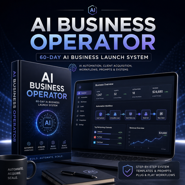AI Business Operator 60-Day AI Automation Business Launch System cover